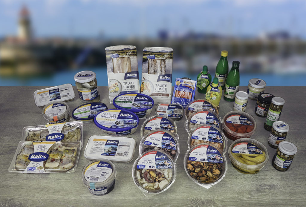 Produits de la mer et condiments Baltic